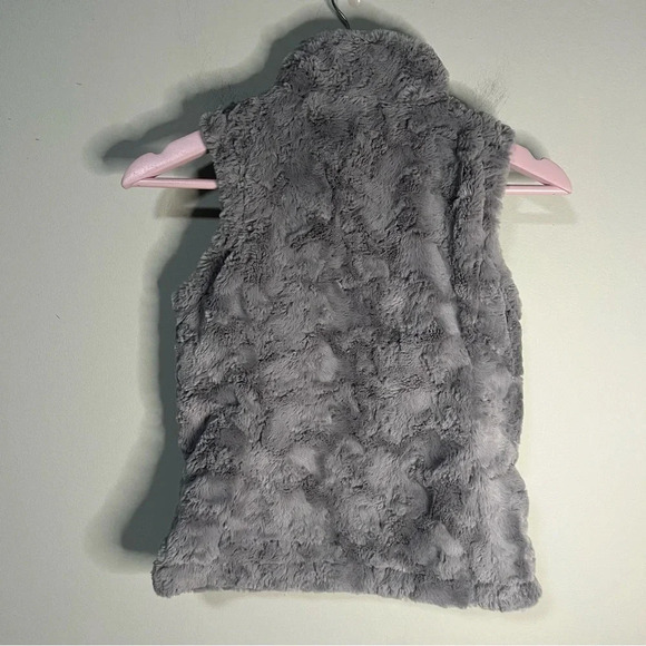 The North Face Reversible Mossbud Swirl Insulated Vest Girls Size 6 Youth - Picture 14 of 14